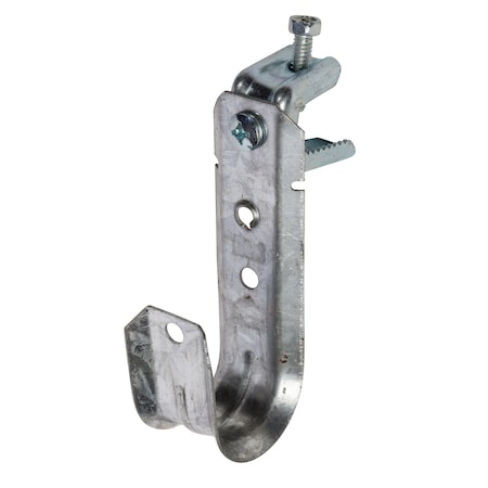 Winnie Industries 1 5/16in. J Hook with Pressed Beam Clamp, 100PK WJH21PBC